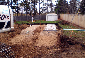 lanscaping excavation from Rolefson in Wshington county wi